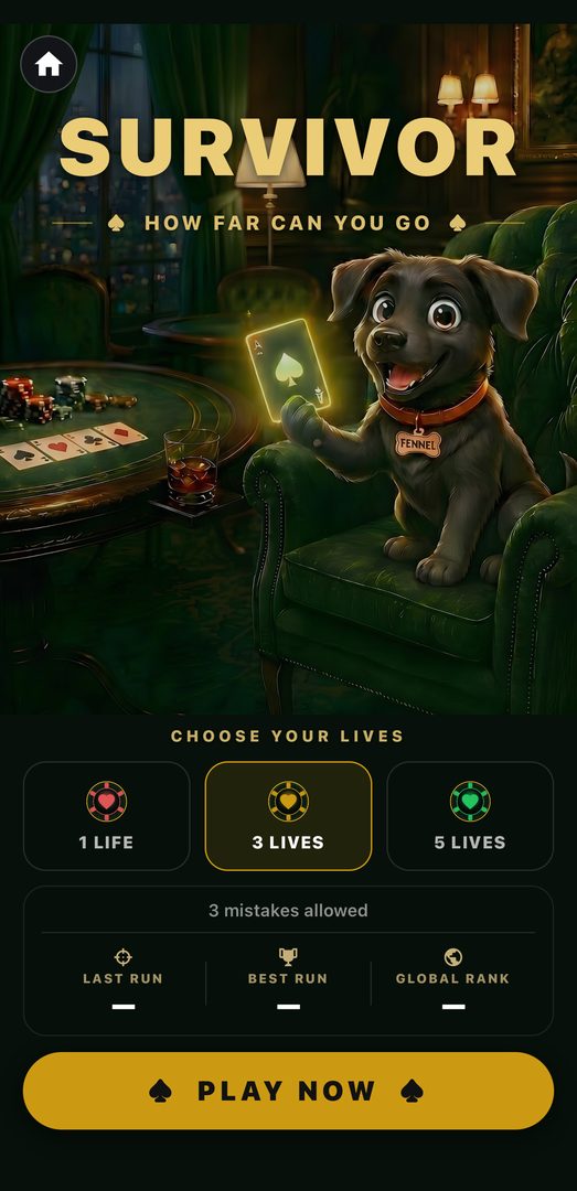 Survivor mode — how far can you go